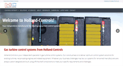 Desktop Screenshot of holland-controls.com