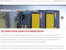 Tablet Screenshot of holland-controls.com